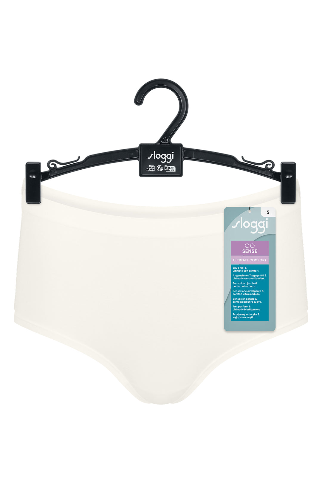 Sloggi 10224852 GO Sense Highwaist 2-Pack White Briefs