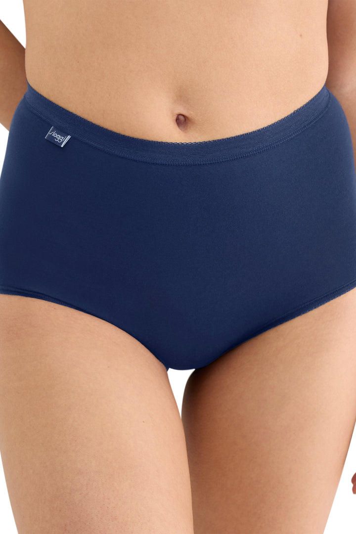 Sloggi Basic+ Maxi C3P Blue Combination Briefs, detail