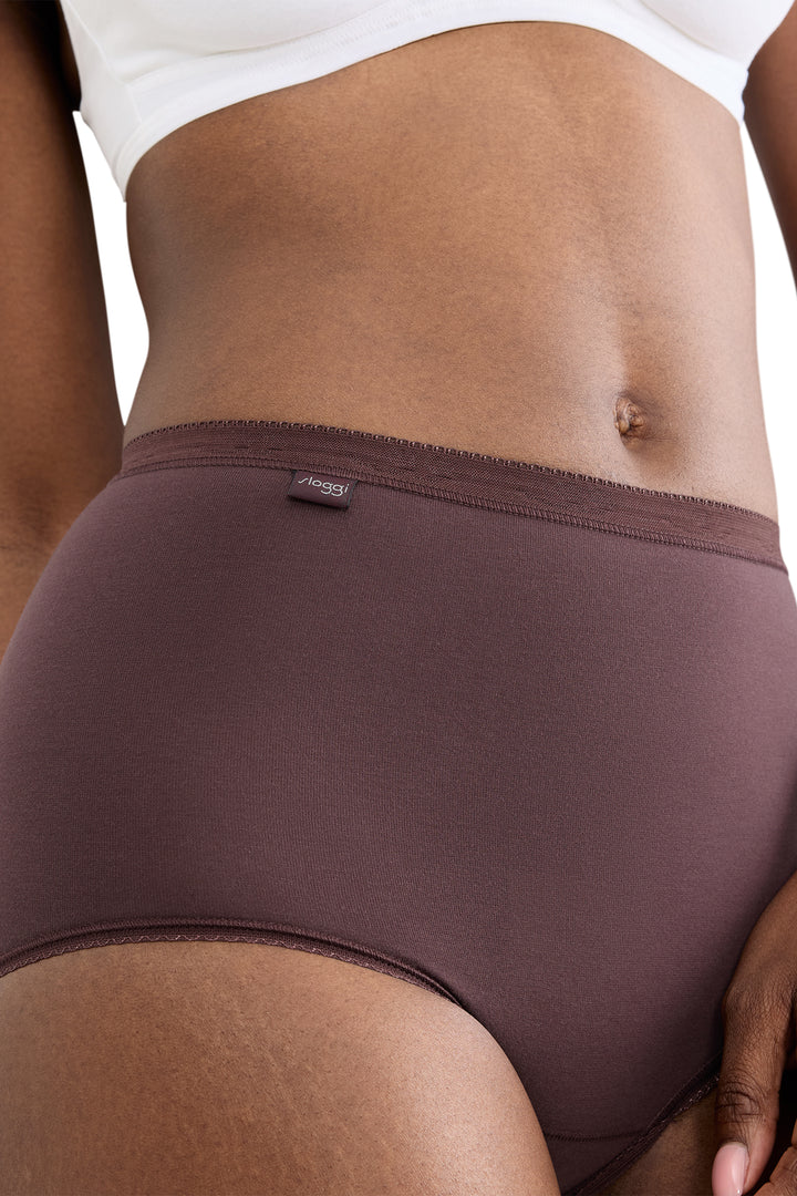 Sloggi Basic+ Maxi C3P Red Combination Briefs, detail