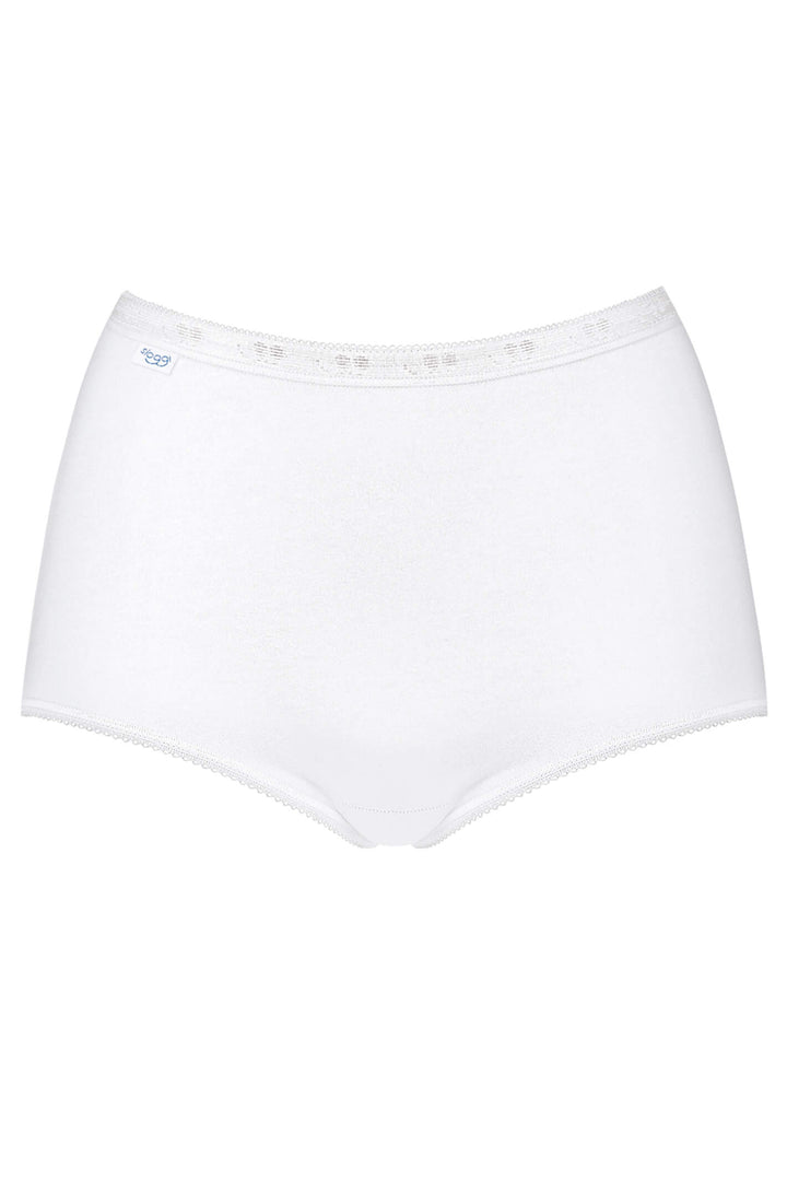 Sloggi Basic+ 10005037 0003 White Maxi Brief - Shirley Allum Boutique