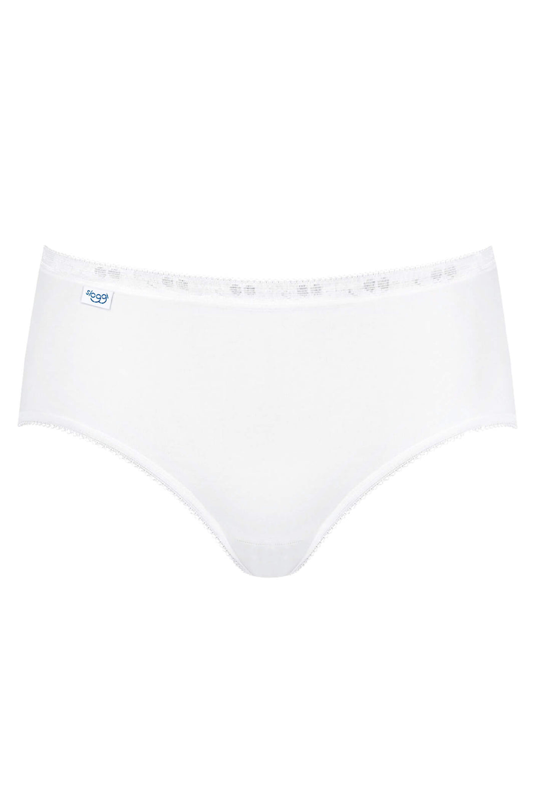 Sloggi Basic+ 10005038 0003 White Midi Brief - Shirley Allum Boutique