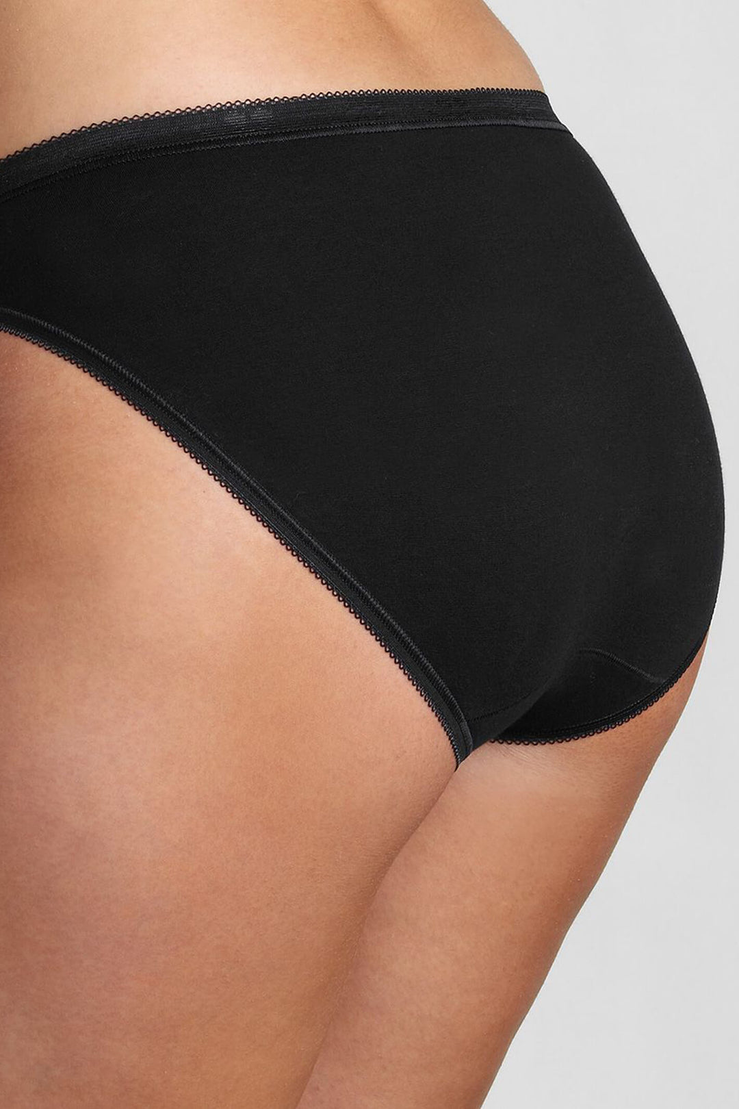 Sloggi Basic+ 3+1 Pack Tai Briefs Black 10068838 0004