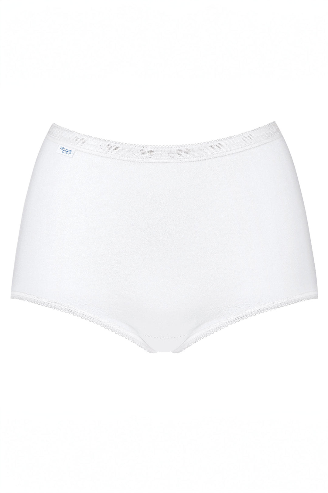 Sloggi Basic+ Maxi Briefs 3 Pack Cotton White 10007656 0003 - Shirley Allum Boutique