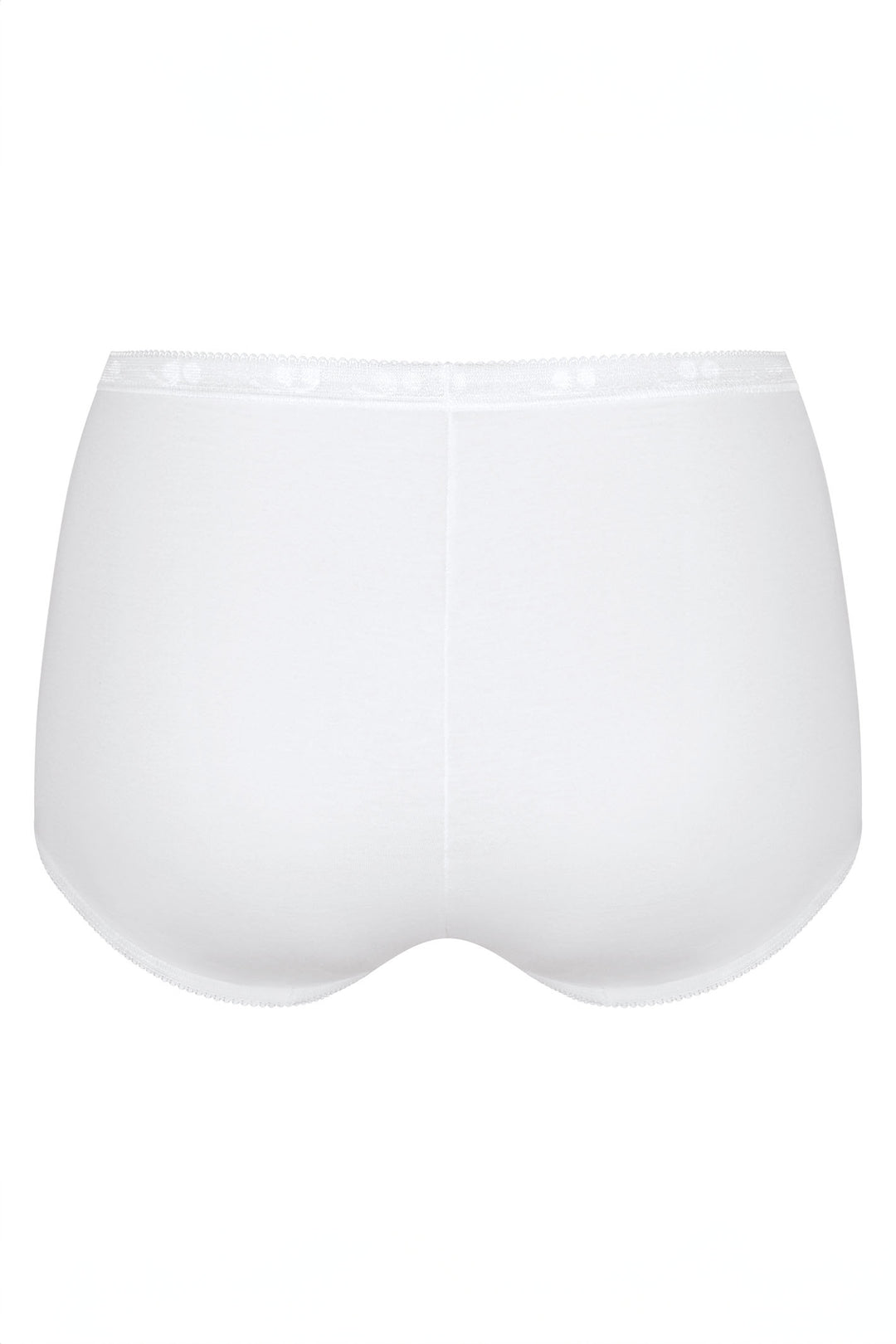 Sloggi Basic+ Maxi Briefs 3 Pack Cotton White 10007656 0003 - Shirley Allum Boutique