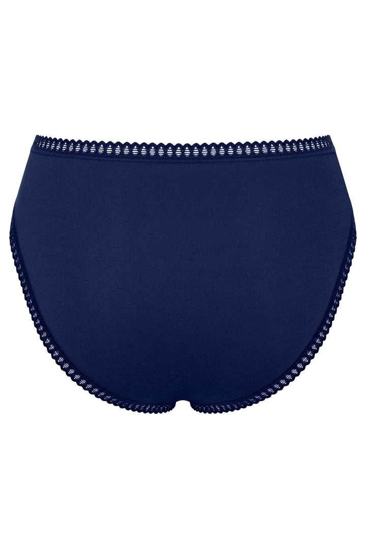 Sloggi Brief 3-Pack High Leg Go Crush 10219672 M008 Blue Dark Combination - Shirley Allum Boutique