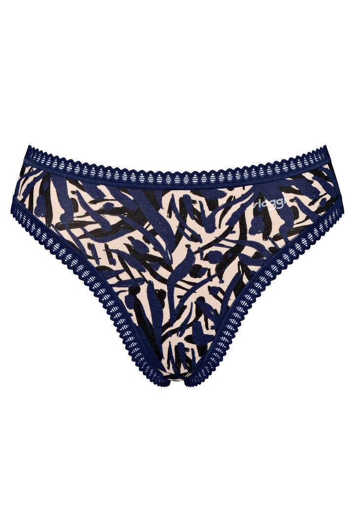 Sloggi Brief 3-Pack High Leg Go Crush 10219672 M008 Blue Dark Combination - Shirley Allum Boutique