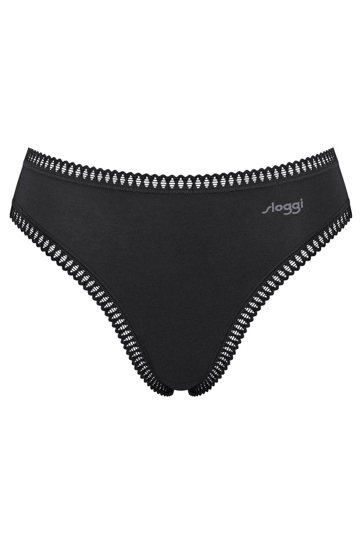 Sloggi Brief 3-Pack High Leg Go Crush 10219672 M008 Blue Dark Combination - Shirley Allum Boutique