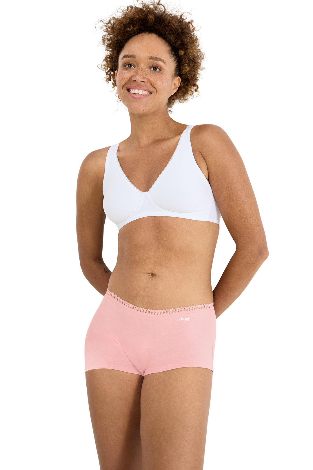 Sloggi GO Crush 10219652 M005 Pink Multicolour 3-Pack Short Briefs