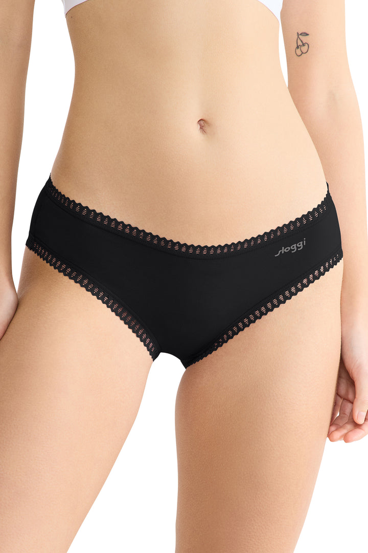 Sloggi GO Crush 10219671 0004 Black 3-Pack Hipster Briefs