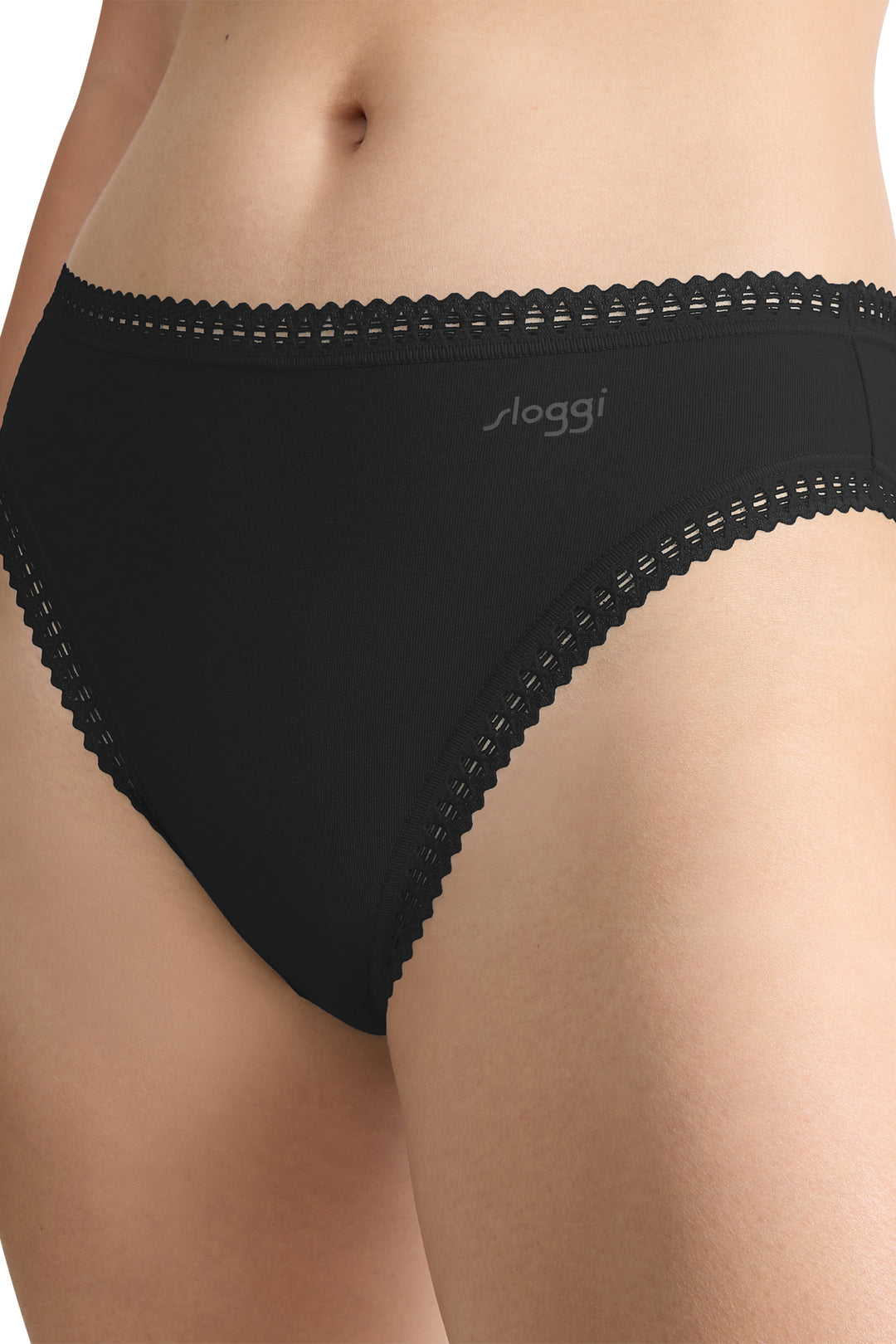 Sloggi Go Crush 10219672 0004 Black 3-Pack High Leg Brief