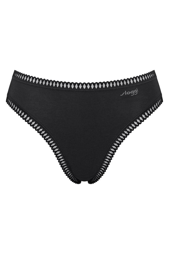 Sloggi Go Crush 10219672 0004 Black 3-Pack High Leg Brief