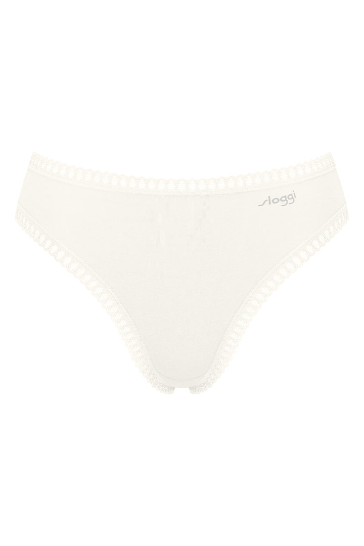 Sloggi Go Crush 10219672 00GZ Silk White 3-Pack High Leg Brief