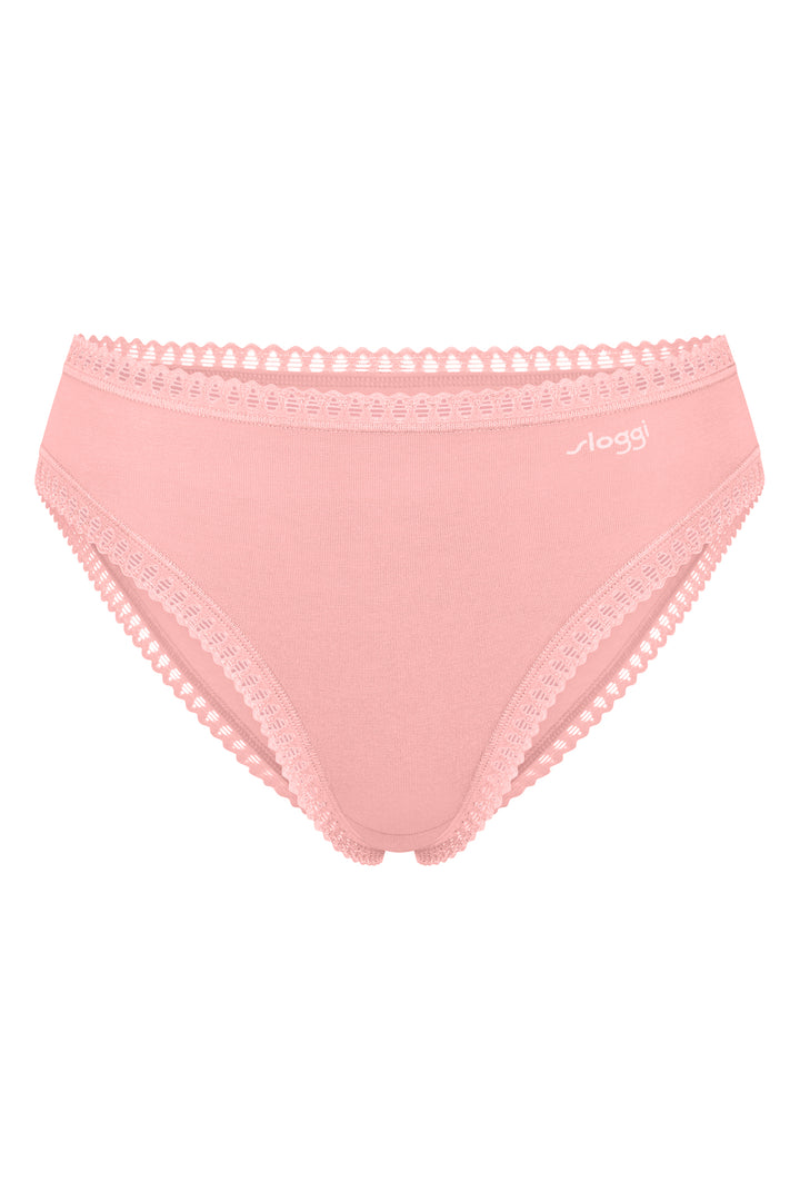 Sloggi GO Crush 10219672 M005 Coral Multicolour 3-Pack High Leg Brief