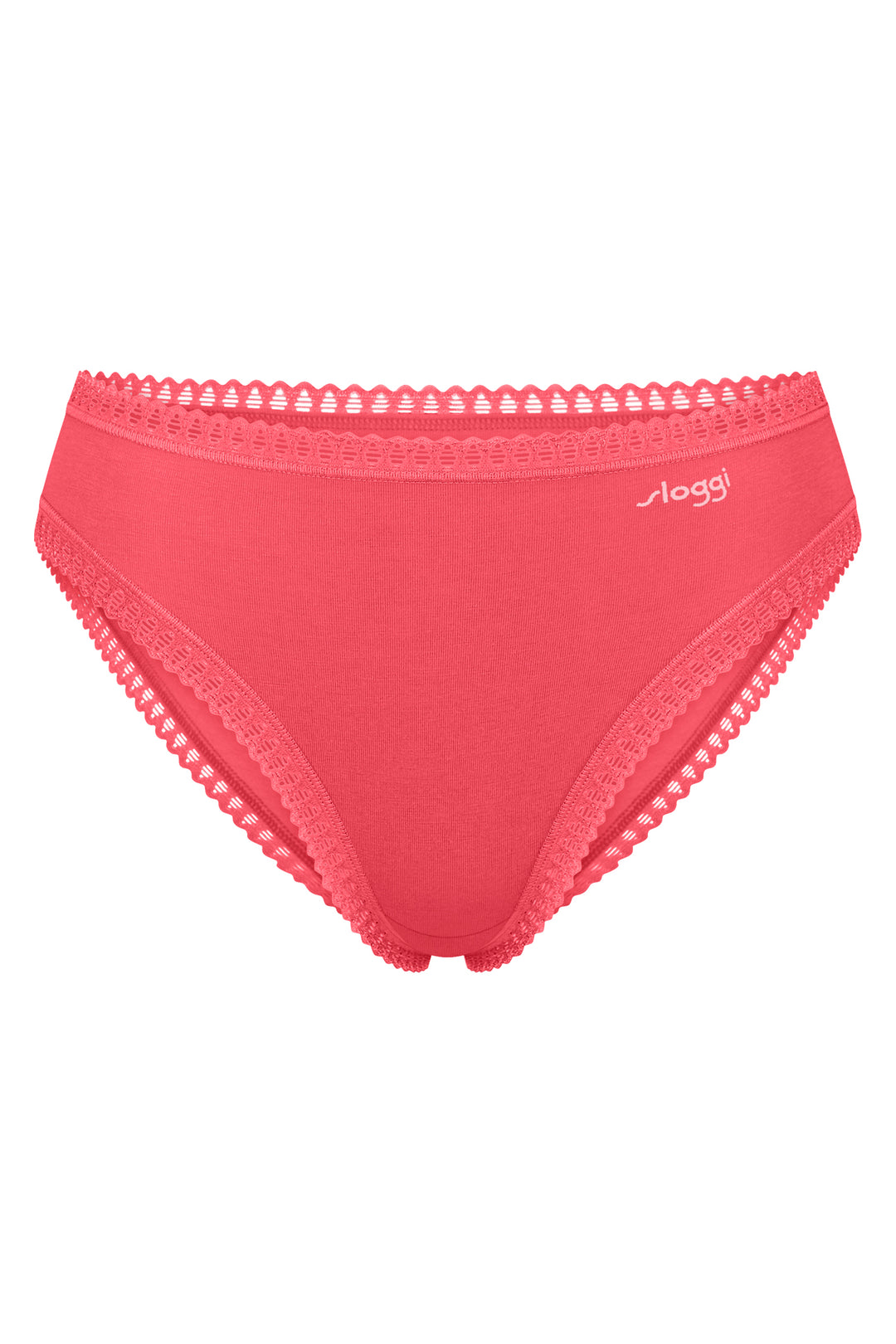 Sloggi GO Crush 10219672 M005 Coral Multicolour 3-Pack High Leg Brief