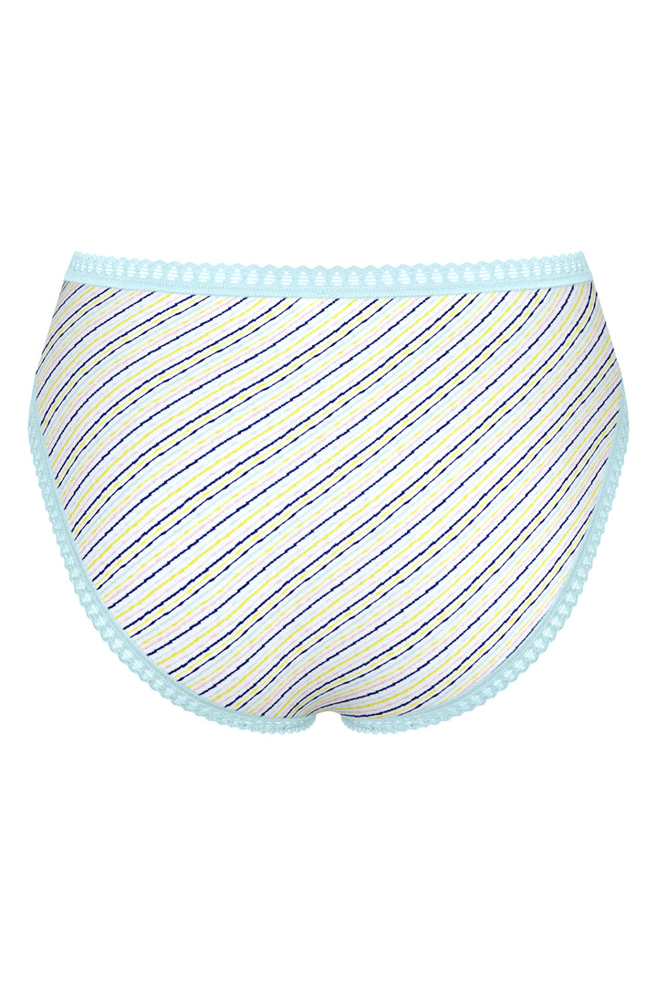 Sloggi Go Crush 10219672 M007 Blue 3-Pack High Leg Brief