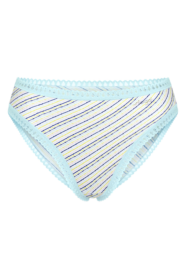 Sloggi Go Crush 10219672 M007 Blue 3-Pack High Leg Brief