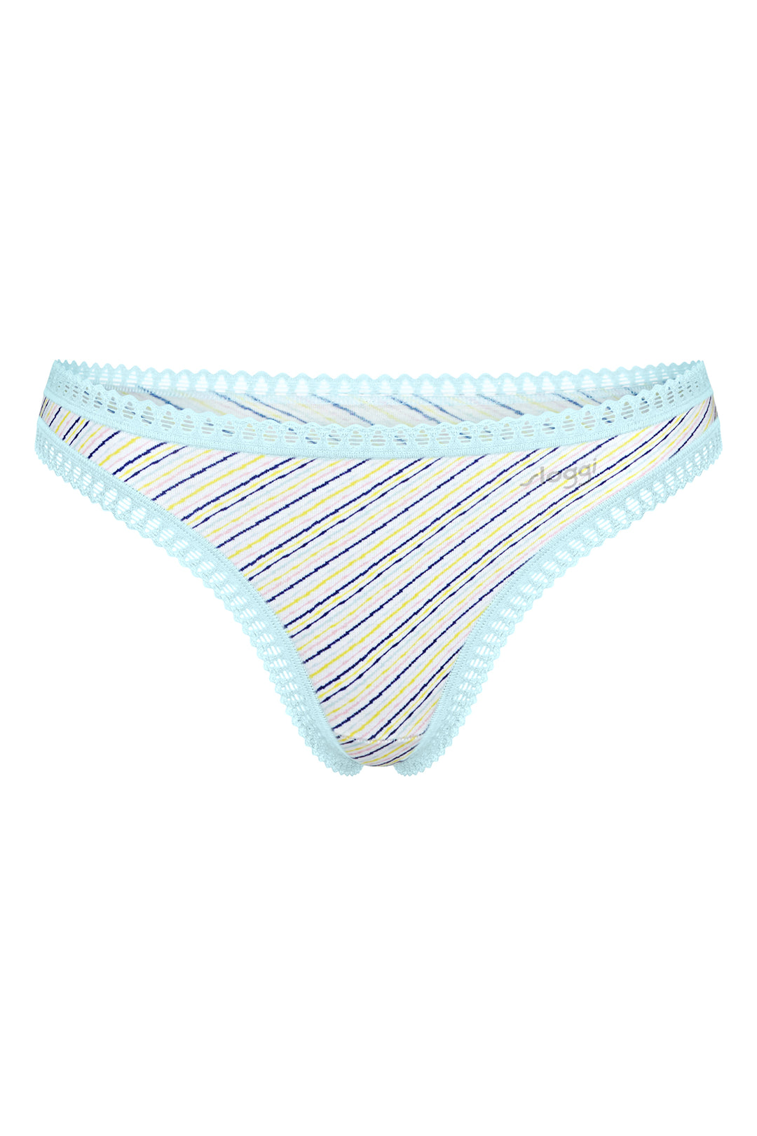 Sloggi GO Crush 10219704 M007 Blue Multicolour 3-Pack String Briefs