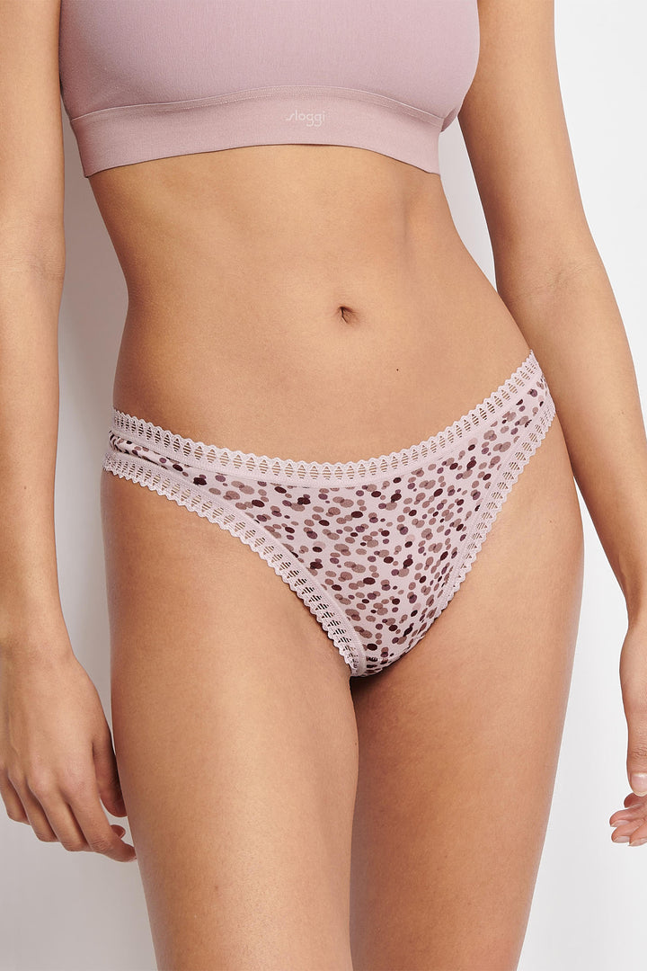 Sloggi Go Crush 10219704 V001 Multiple Colours 3 Pack String - Shirley Allum Boutique