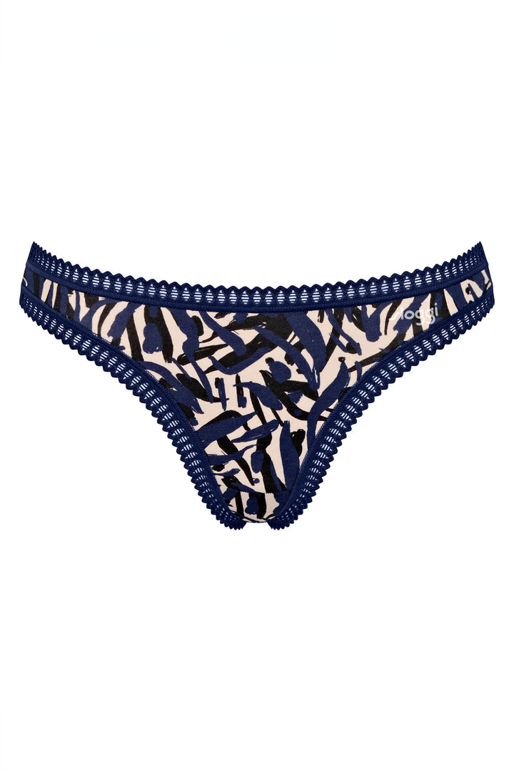Sloggi Go Crush G-String Blue Dark Combination 3 Pack 10219704 M0008 - Shirley Allum Boutique