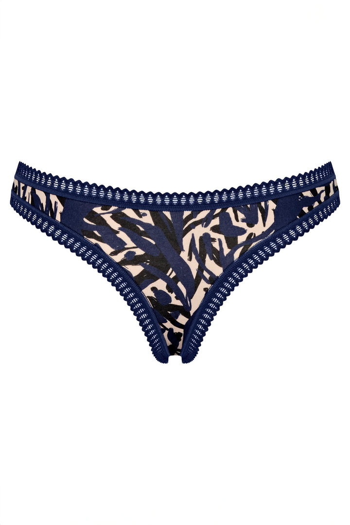 Sloggi Go Crush G-String Blue Dark Combination 3 Pack 10219704 M0008 - Shirley Allum Boutique