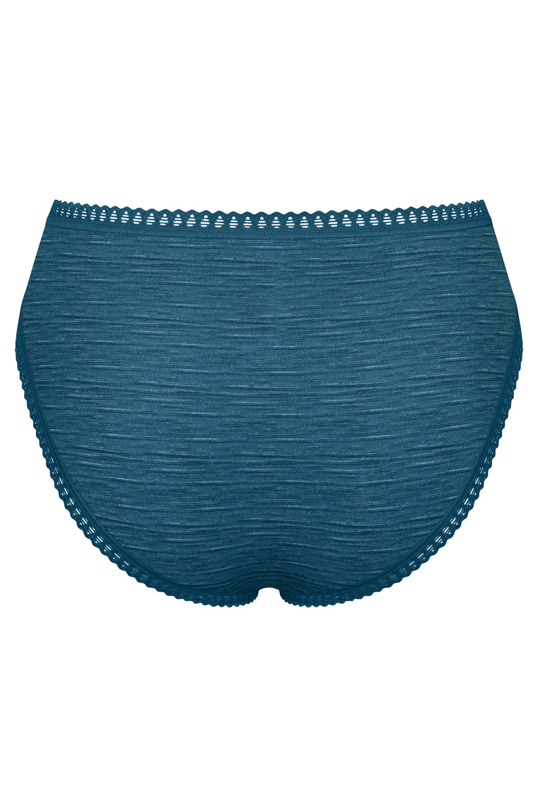Sloggi Go Crush High Leg C3P Turquoise Blue Briefs, packshot back, third of three