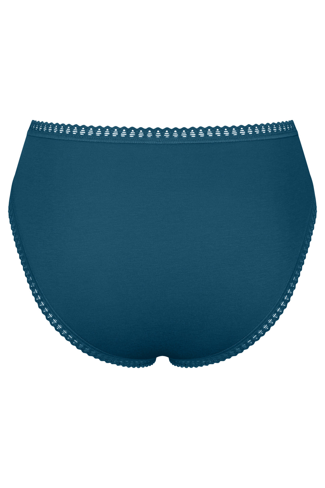 Sloggi Go Crush High Leg C3P Turquoise Blue Briefs, packshot back, first of three