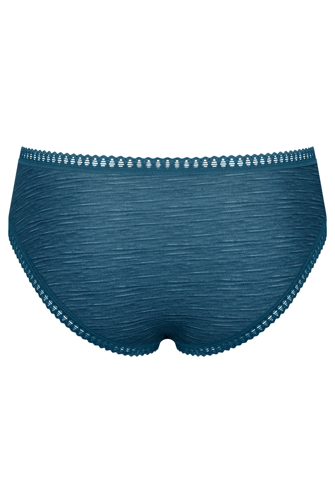 Sloggi Go Crush Hipster C3P Turquoise Blue Briefs, packshot back, third of three