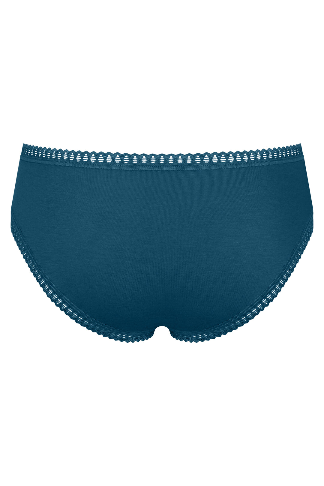 Sloggi Go Crush Hipster C3P Turquoise Blue Briefs, packshot back, first of three