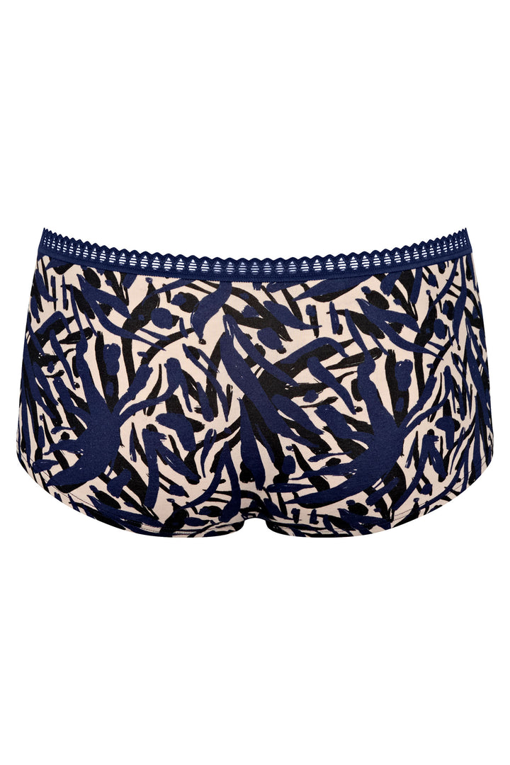 Sloggi Go Crush Short Blue Dark Combination 3 Pack 10219652 M008 - Shirley Allum Boutique