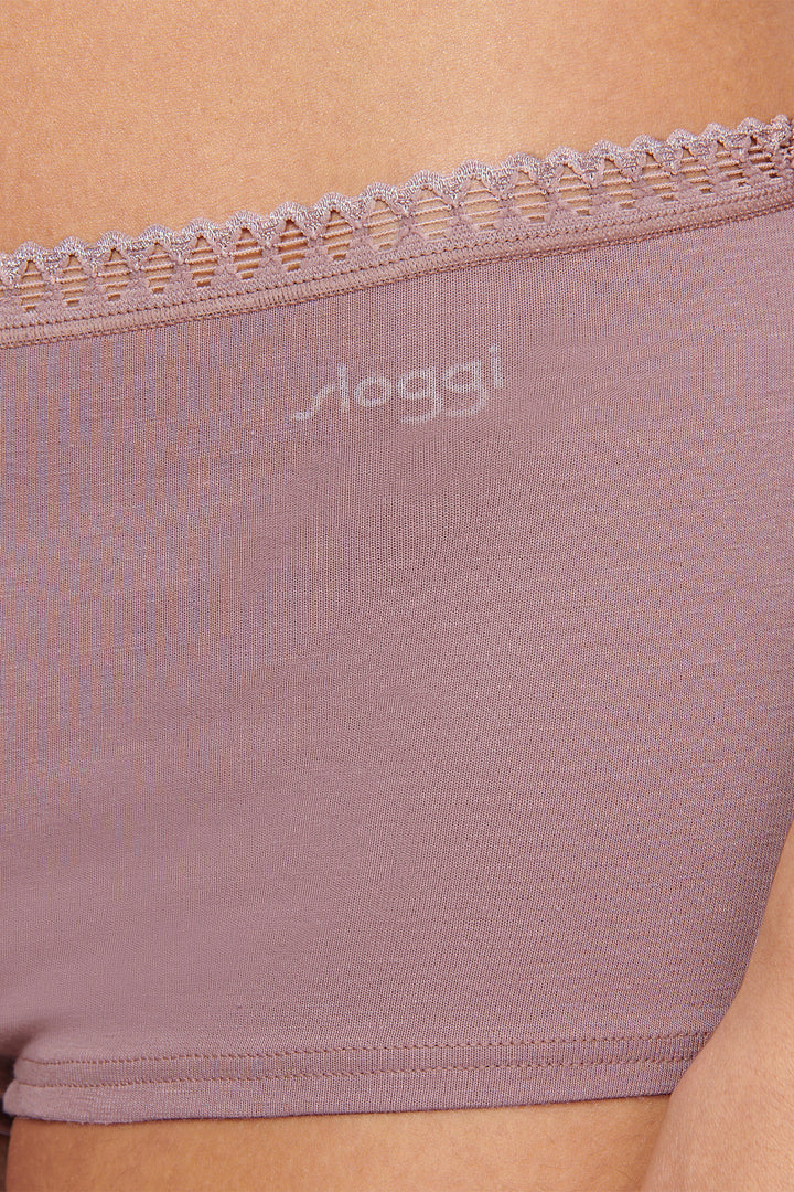 Sloggi Go Crush Short Brown Combination 3-Pack 10219652 V001 - Shirley Allum Boutique