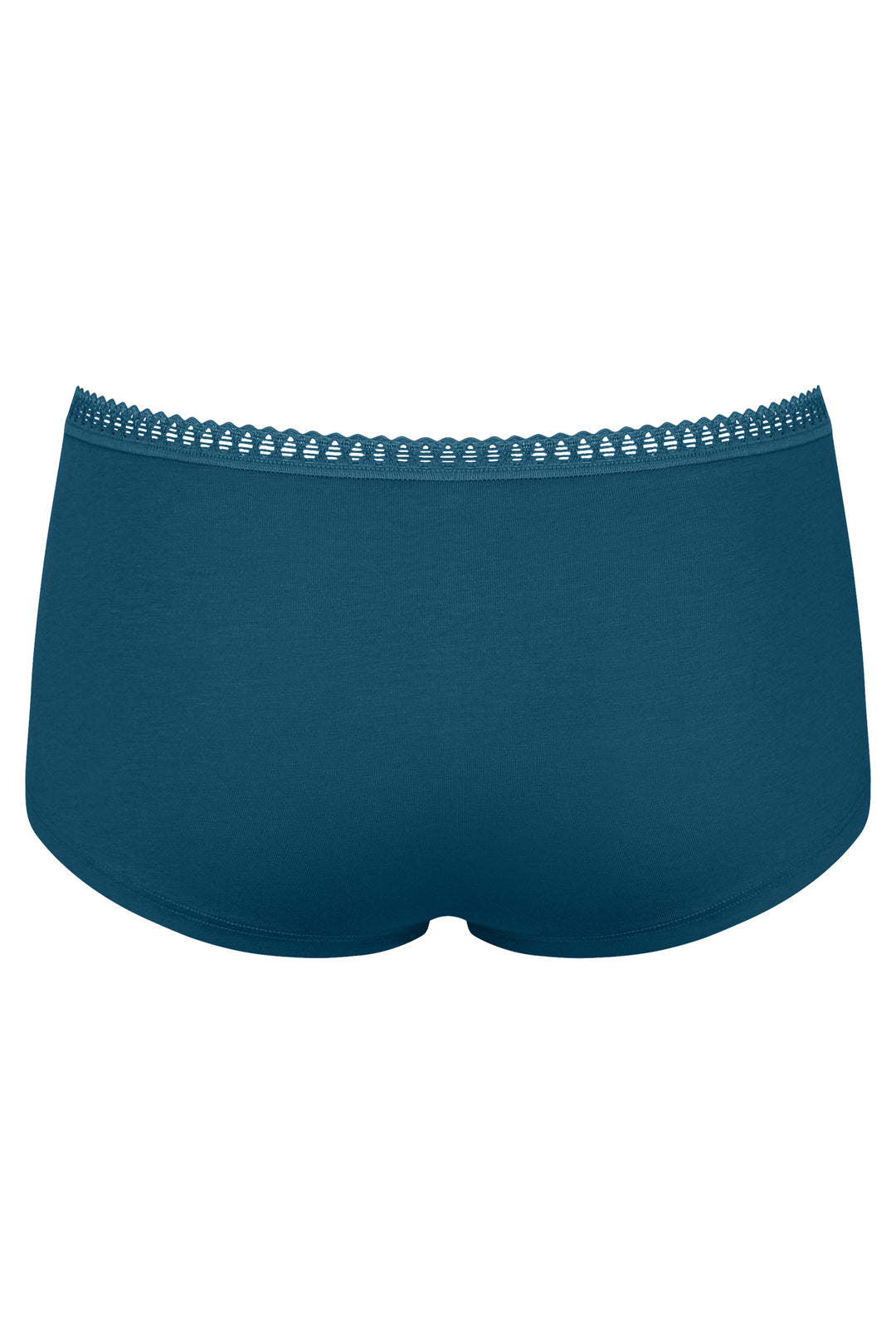 Sloggi Go Crush Short C3P Turquoise Blue Briefs, packshot back, first of three