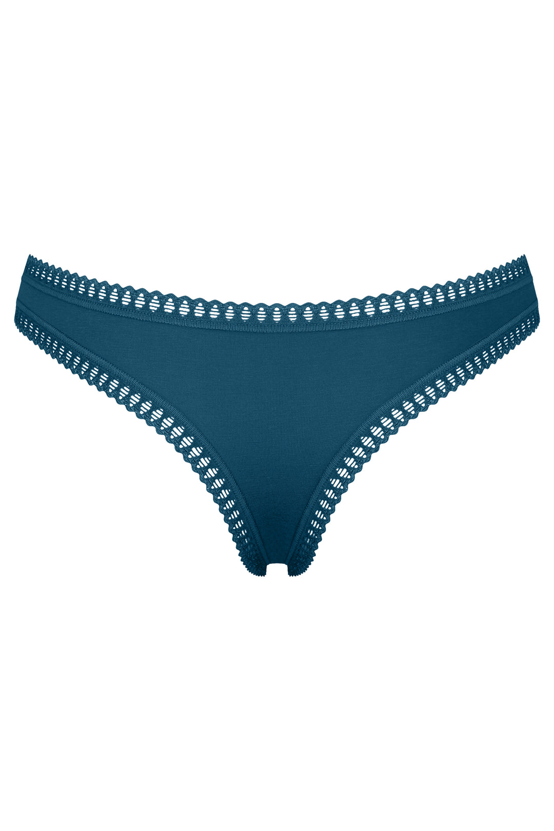 Sloggi Go Crush String C3P Turquoise Blue Briefs, packshot back, first of three