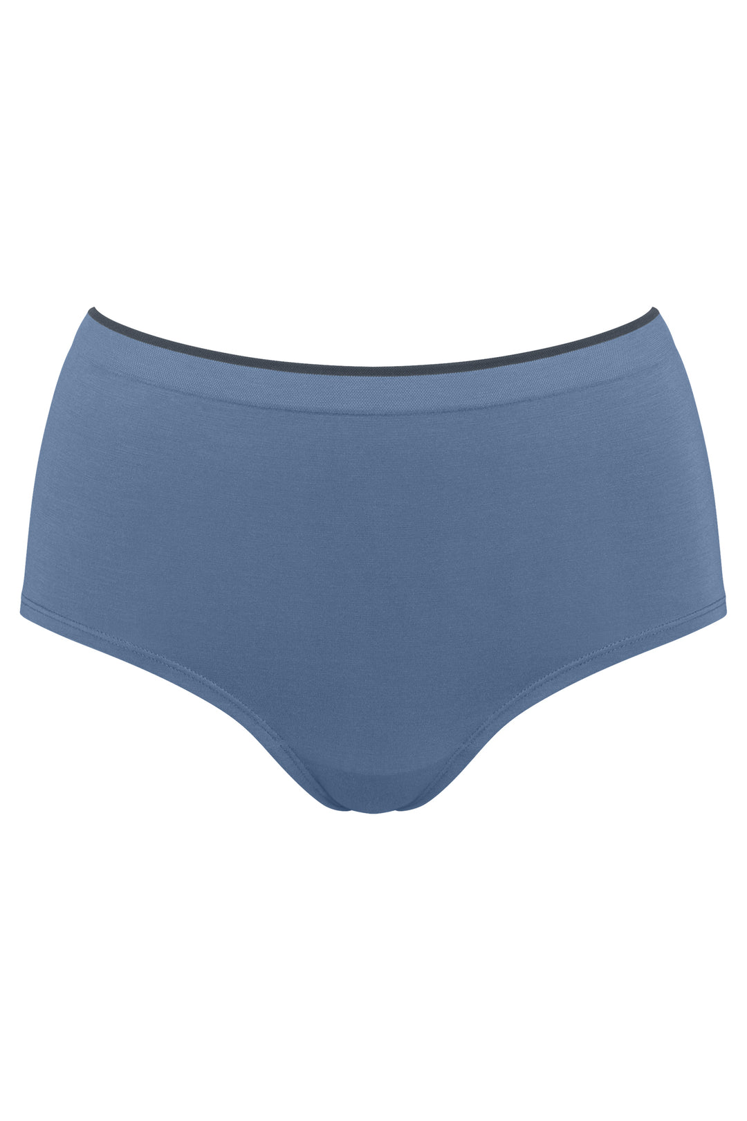 Sloggi Go Sense Highwaist C2P Blue Briefs, packshot front, first of two