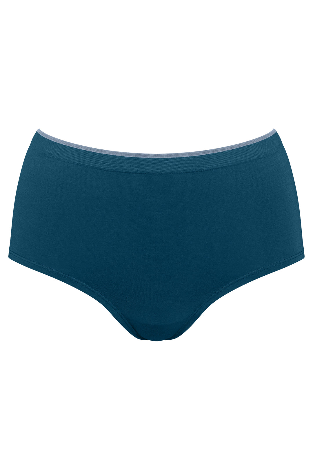 Sloggi Go Sense Highwaist C2P Blue Briefs, packshot front, second of two