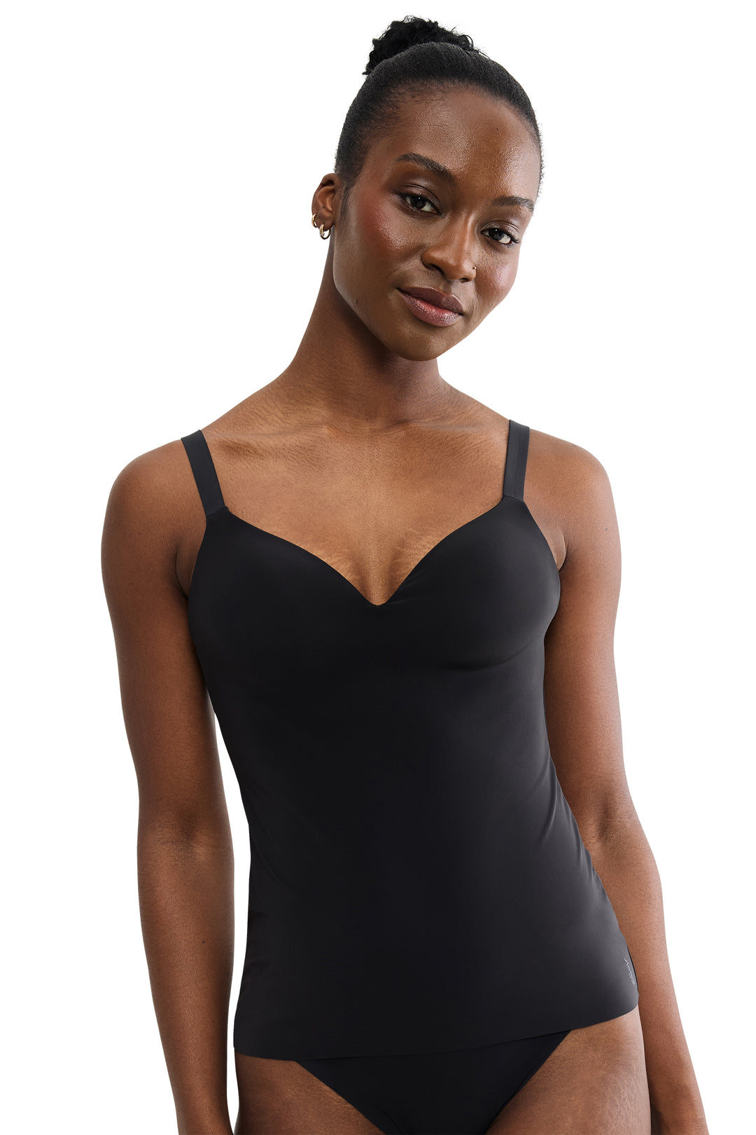 Sloggi Zero Feel 2.0 The Up Bra Shirt Black, front view