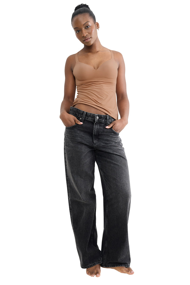 Sloggi Zero Feel 2.0 The Up Bra Shirt Nostalgic Brown, full length