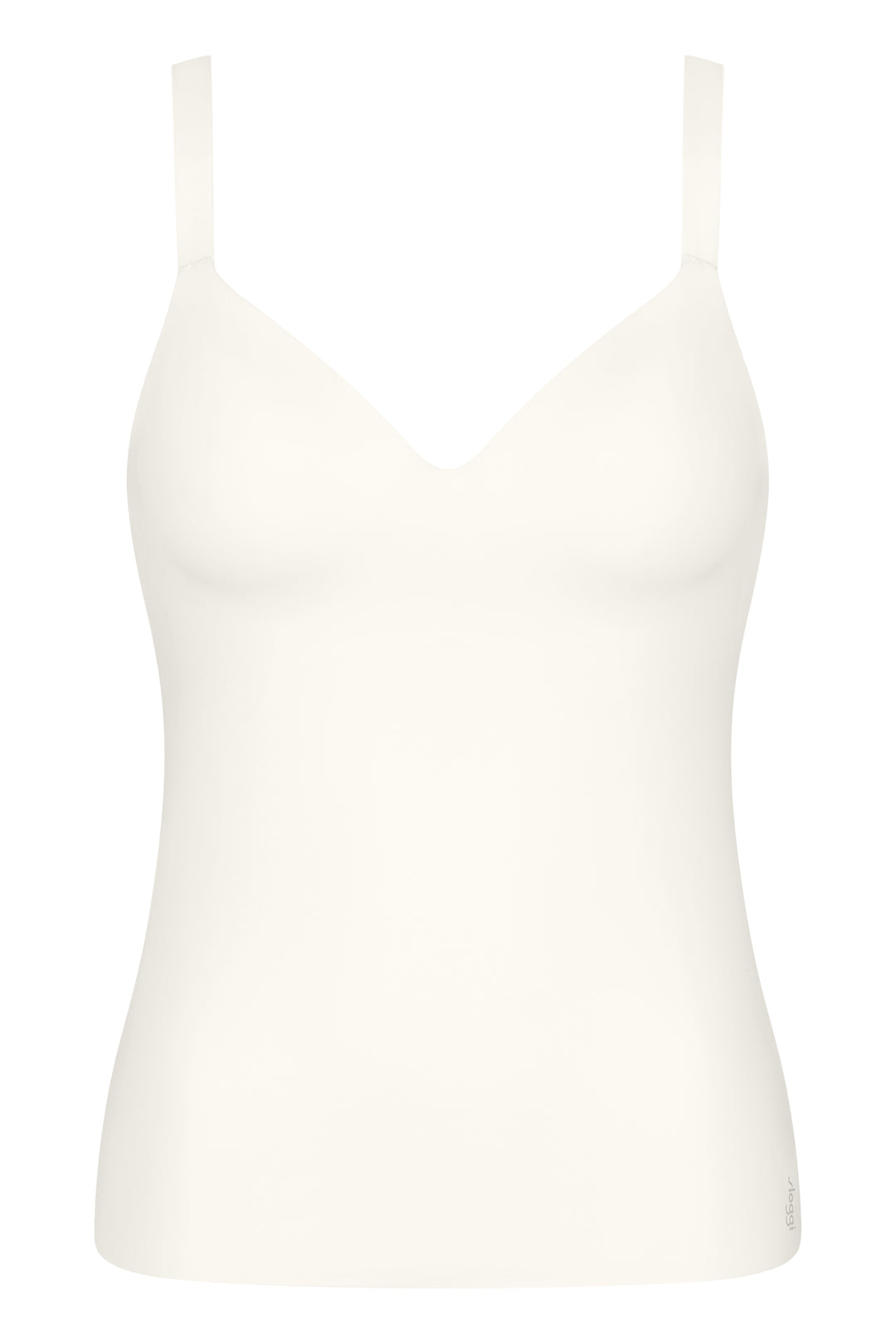 Sloggi Zero Feel 2.0 The Up Bra Shirt Silk White, packshot front