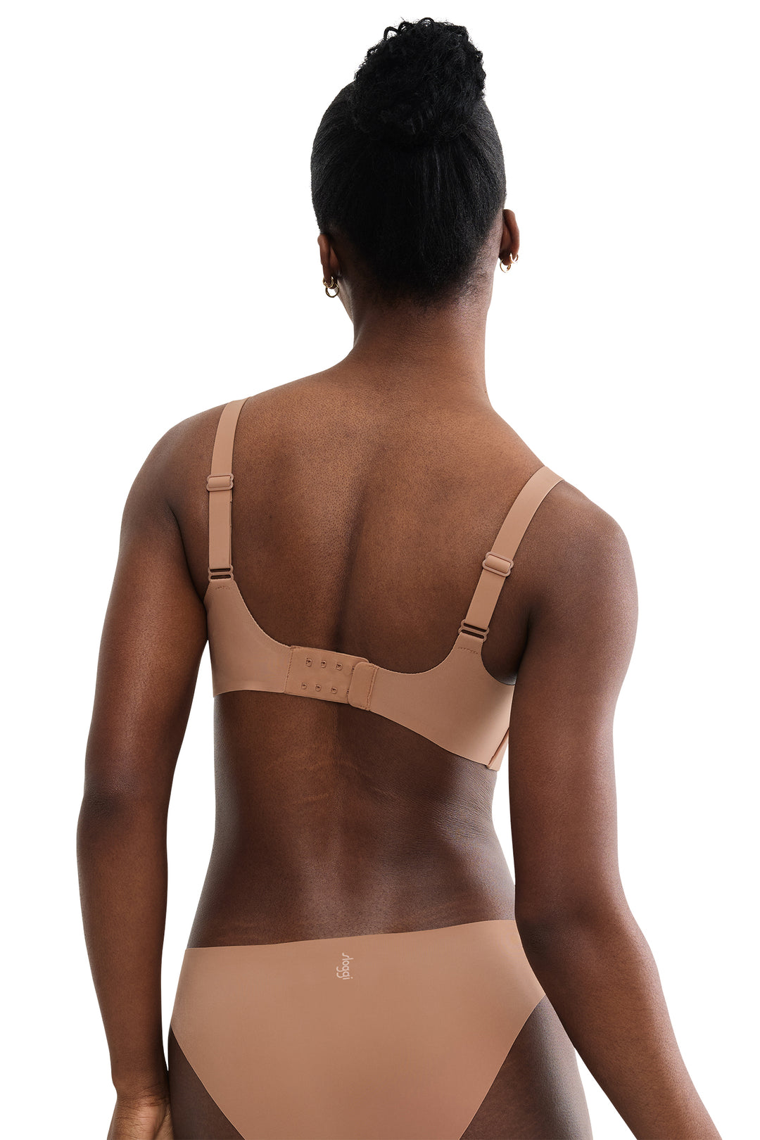 Sloggi Zero Feel 2.0 The Up TShirt Bra Nostalgic Brown, back view