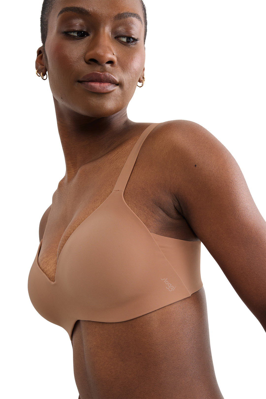 Sloggi Zero Feel 2.0 The Up TShirt Bra Nostalgic Brown, detail