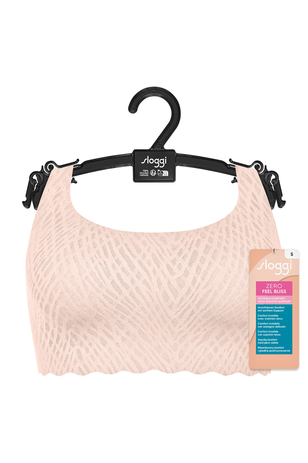 Sloggi ZERO Feel Bliss 10219678 00DM Puff Pink Bra Top