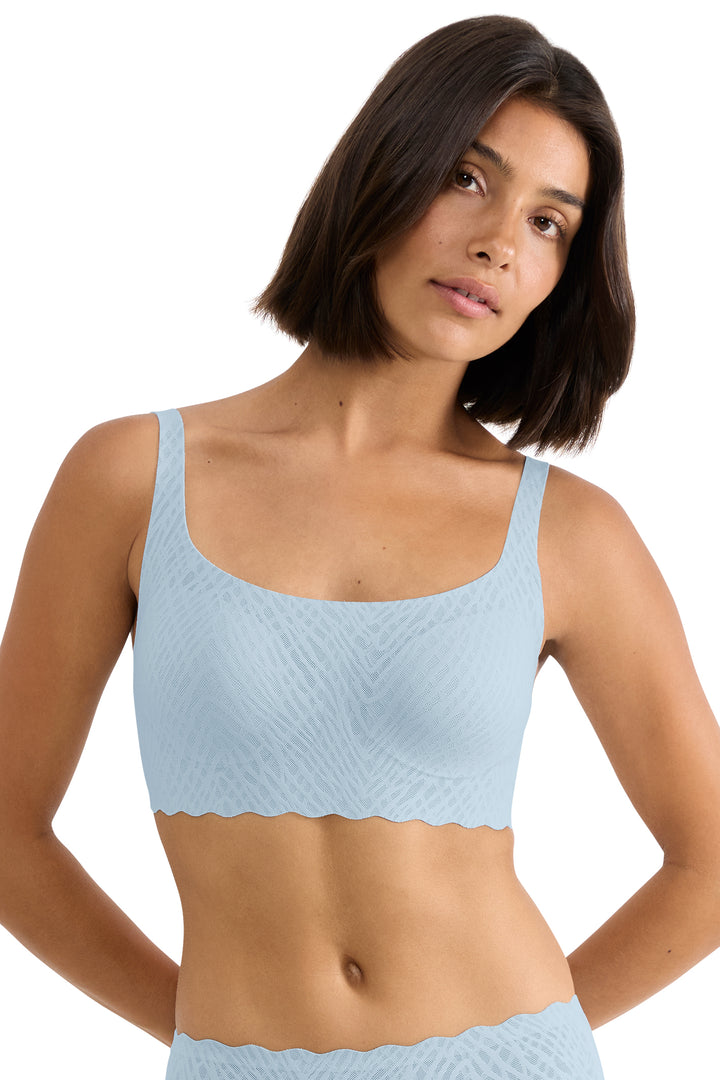 Sloggi ZERO Feel Bliss 10219678 00KY Light Blue Bra Top