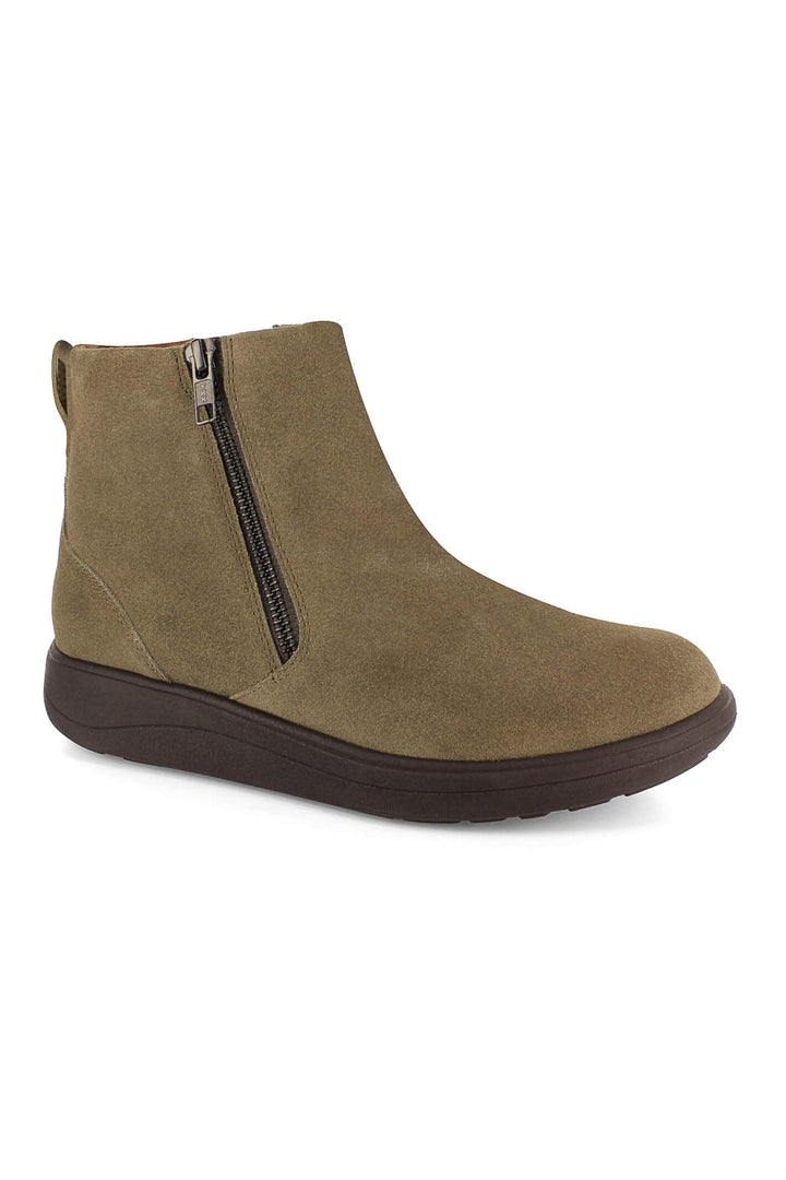 Strive Bamford II Taupe Zip Up Leather Boots - Shirley Allum Boutique