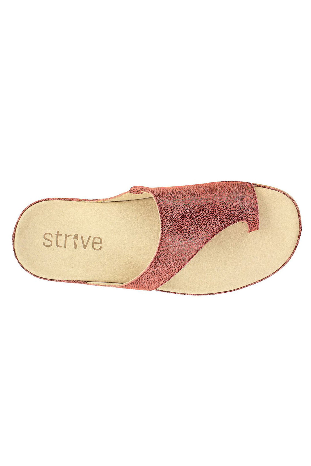 Strive Capri Blush Pink Toe-Loop Leather Sandal - Shirley Allum Boutique