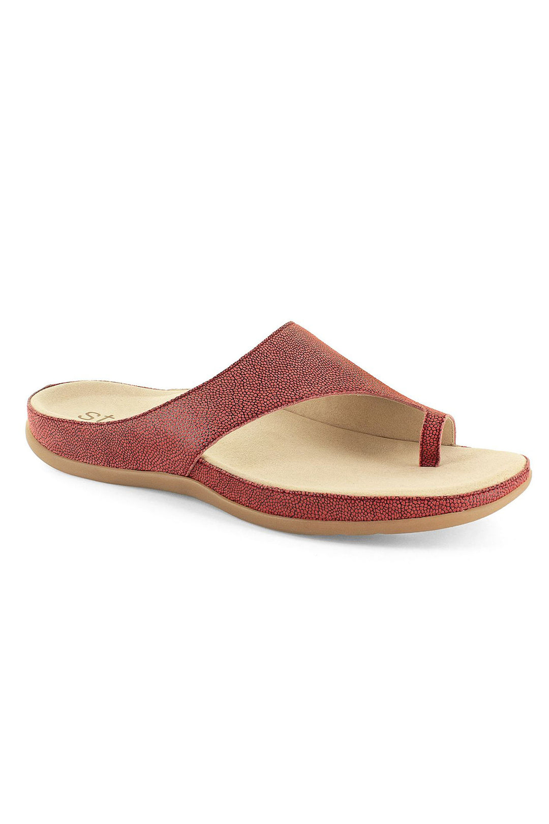 Strive Capri Blush Pink Toe-Loop Leather Sandal - Shirley Allum Boutique