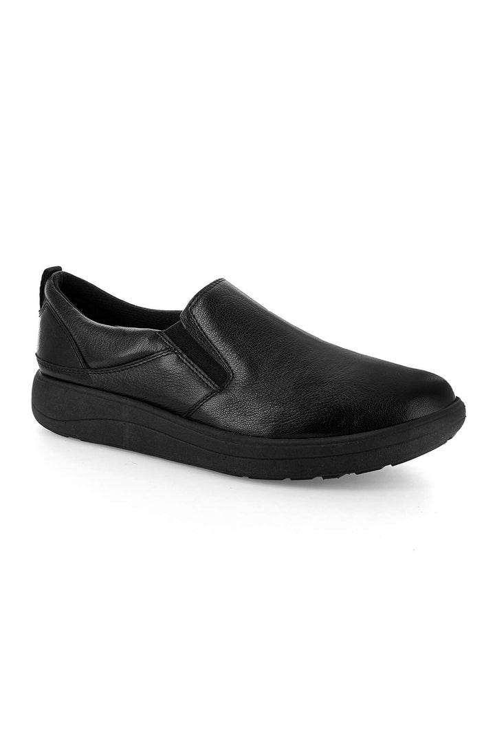 Strive Florida II Black Leather Trainers - Shirley Allum Boutique