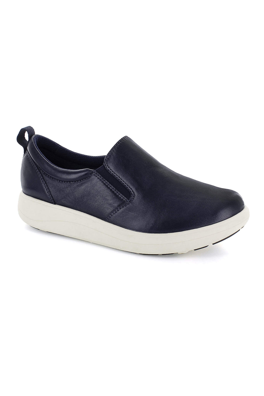 Strive Florida II Navy Leather Trainer - Shirley Allum Boutique