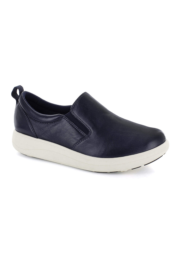 Strive Florida II Navy Leather Trainer - Shirley Allum Boutique