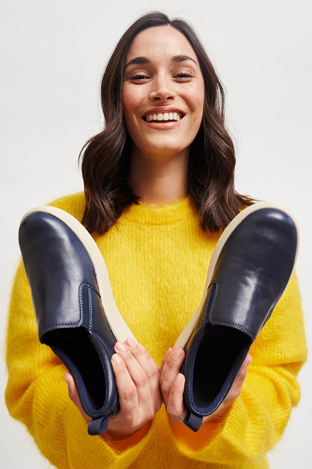 Strive Florida II Navy Leather Trainer - Shirley Allum Boutique