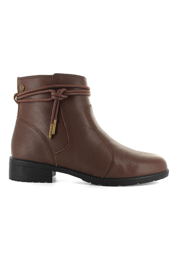 Strive Lambeth Boots Chocolate Brown Leather - Shirley Allum Boutique
