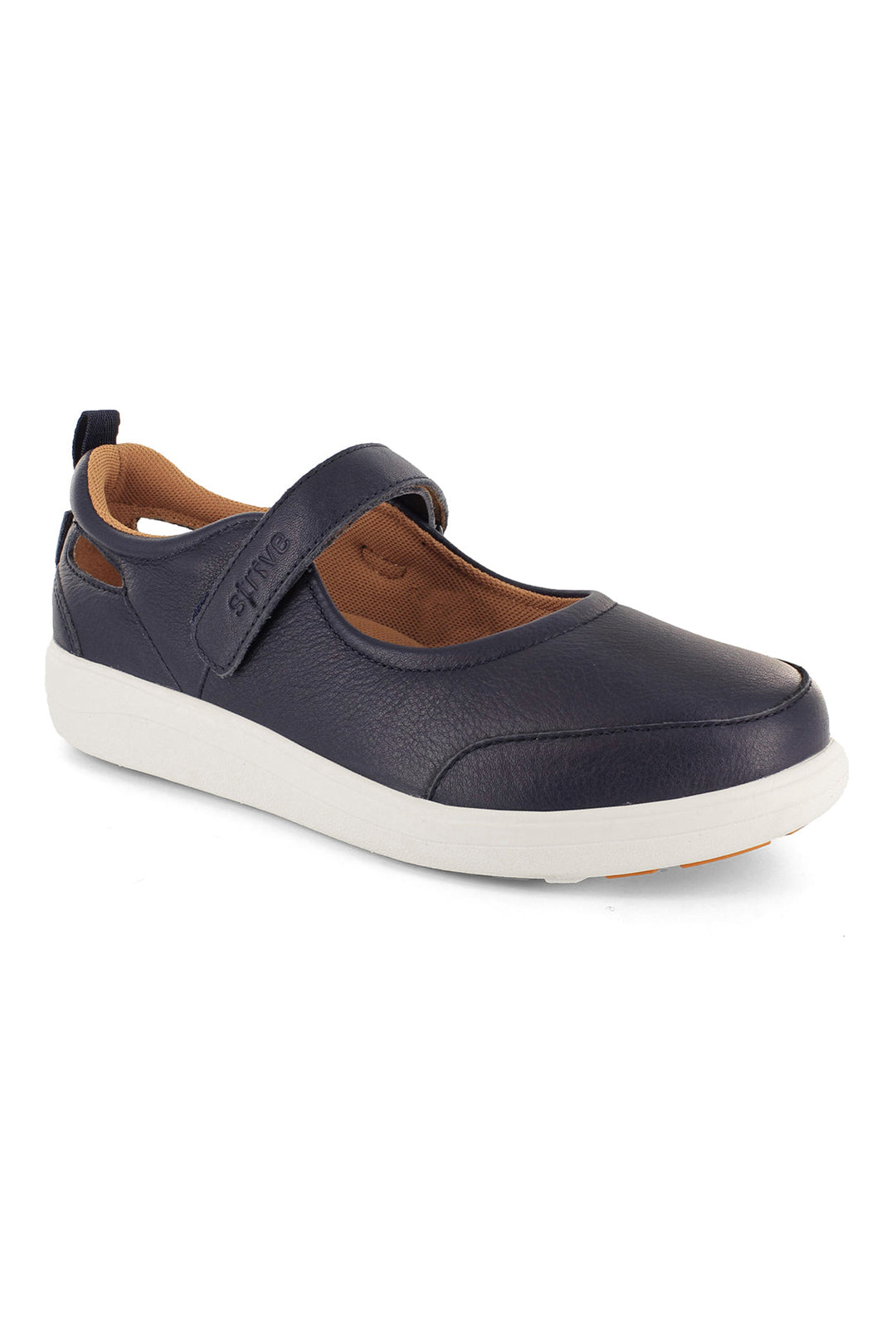Strive Skip Shoe Denim Blue Leather 25046D - Shirley Allum Boutique